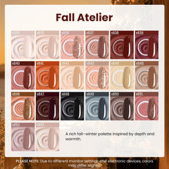 beetles 20 colors open powder pots displayed for shade selection and mixing