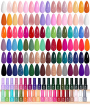 Beetles Gel Polish 48-color array showing full palette and styling options