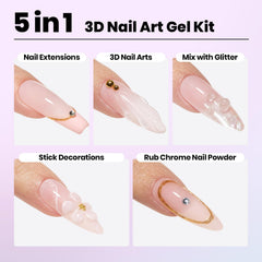 Beetles Gel Polish arranged tools and accessories for quick, all‑in‑one application