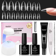 beetles Curve-EX front packaging showing complete kit and contents for easy home gel extensions