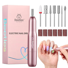 beetles front view of electric nail drill showing controls and compact design for easy handling