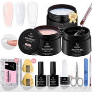 Beetles front packaging kit showing complete hard gel set and tools for convenience