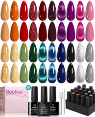 beetles front packaging showing full 20-color kit and accessories benefits ease