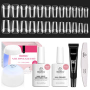 beetles gel polish front packaging showing full kit components and convenience