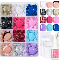 Beetles Gel Polish front packaging showing kit contents and variety