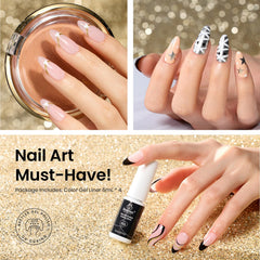 Beetles Gel Polish gold and silver chrome swatches reflecting light for a high-shine metallic finish benefit