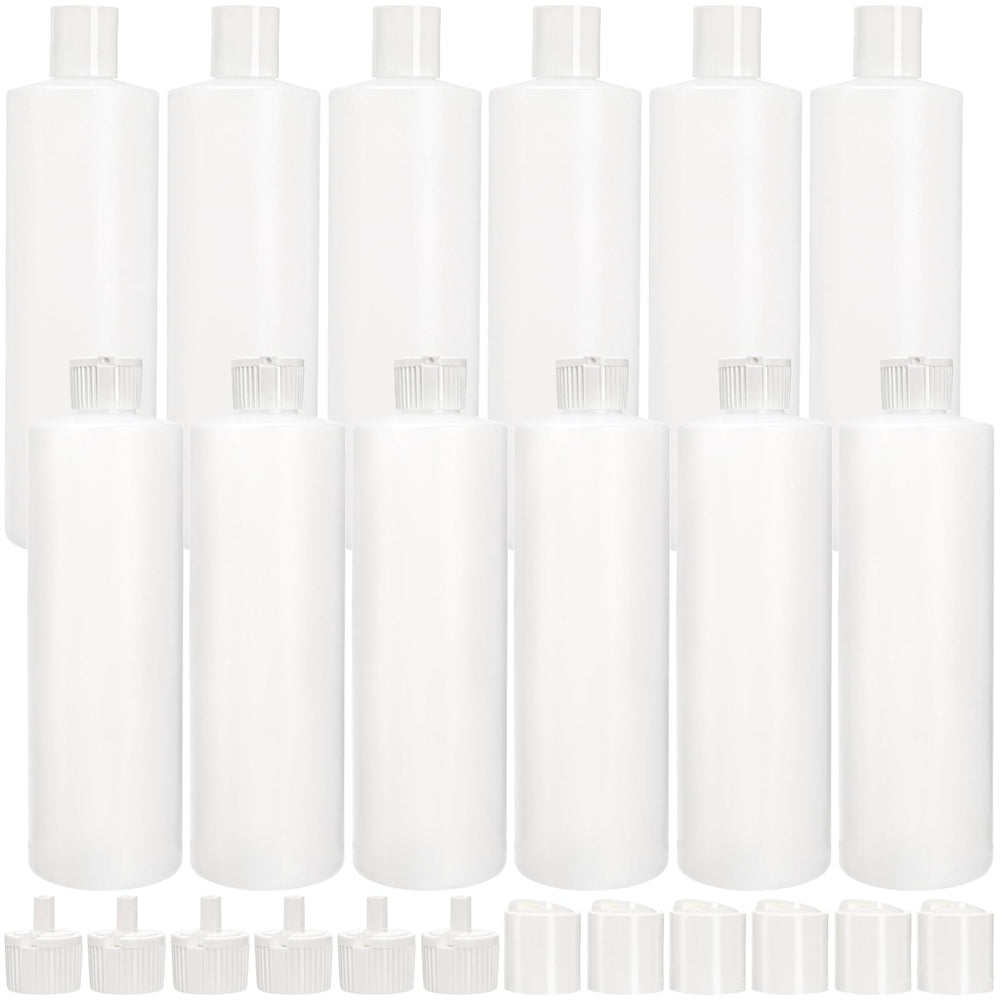 Bekith front view of 12-pack bottles showing capacity and caps, easy organization benefit