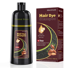 BELEZALIB front packaging showing chestnut brown color and instructions benefit