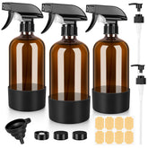 BELICOO amber glass bottle front packaging showing UV protection benefit