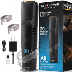 Bell+Howell front view showing product and compact design for easy storage