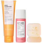 BellamiLuxx front packaging showing complete butt acne care set and benefits