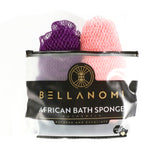 BELLANOMI front packaging showing two-color 45-inch net sponges, convenient storage