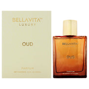 Bellavita Luxury bottle front view showing elegant design and premium appeal