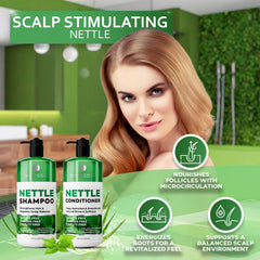 BELLISSO label close-up displaying key nettle and sulfate-free claims