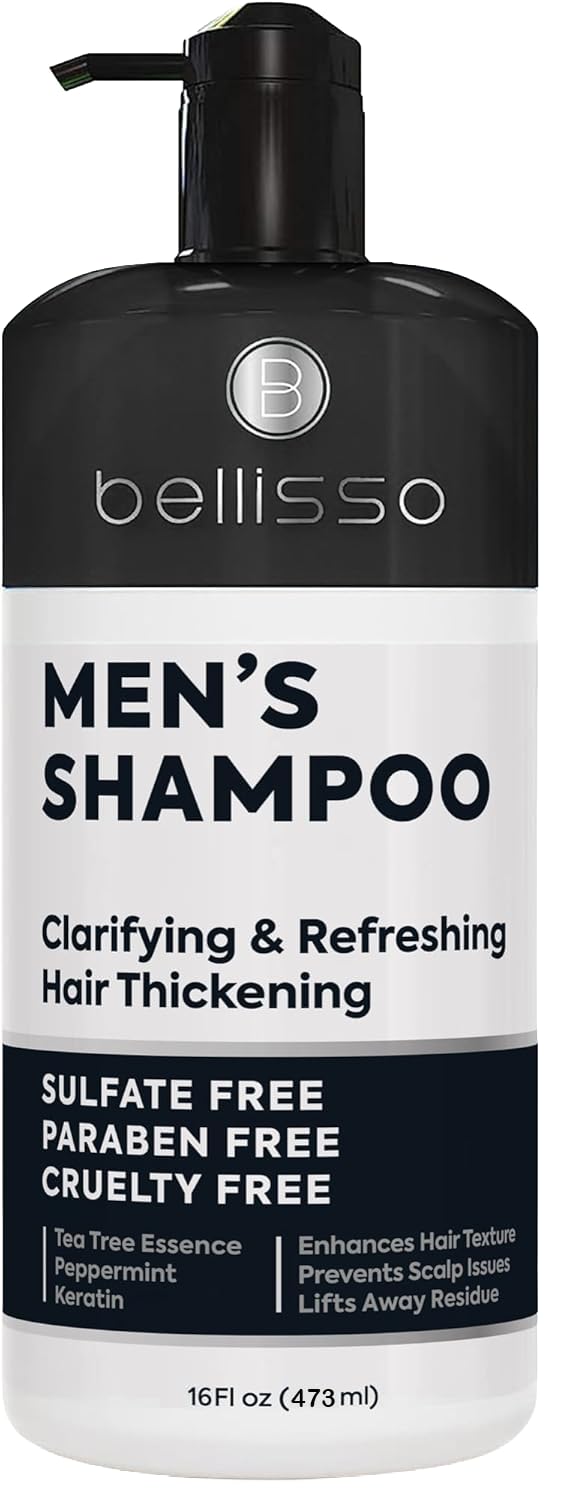 BELLISSO front bottle shot showing label and product benefit clarity