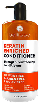 BELLISSO front packaging showing product and benefits for salon-strength repair