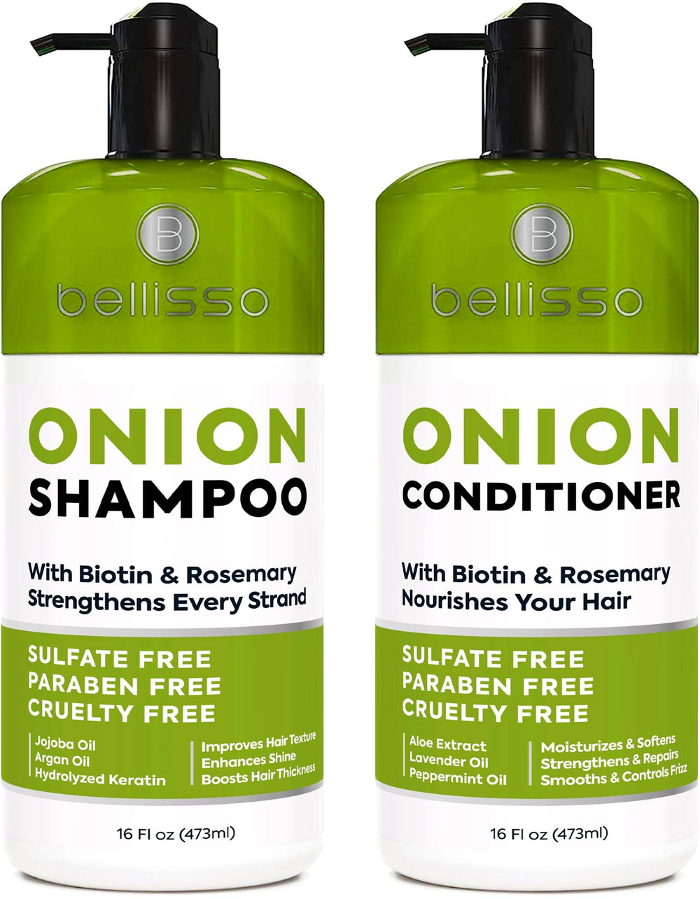 Bellisso front packaging showing set and volumizing benefit