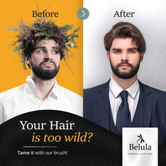 Belula close-up of boar bristle texture for natural shine distribution