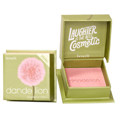 Benefit Dandelion mini front packaging showing compact and shade benefit