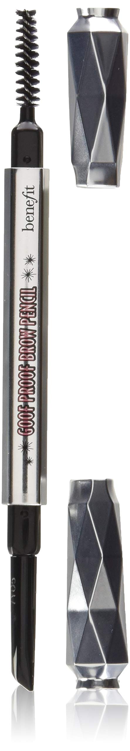 Benefit Goof Proof front packaging showing pencil and compact design benefit quick shaping