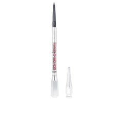 Benefit Precisely My Brow Pencil front view showing slim dual-ended design and warm deep brown shade benefit