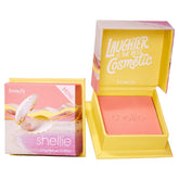 Benefit compact front view showing Shellie shade and lightweight benefit