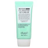 BENTON front tube view showing SPF50+ protection and lightweight benefit