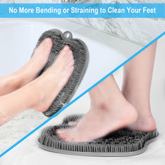 BESKAR close-up of flexible bristles highlighting exfoliation and gentle massage benefit