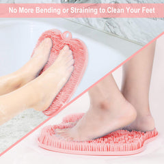 BESKAR close-up of silicone bristles demonstrating deep-cleaning action