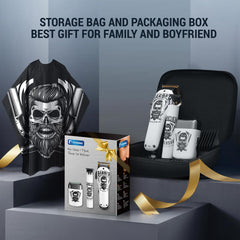 BESTBOMG shaver head with safety lock for secure travel and smooth finishing