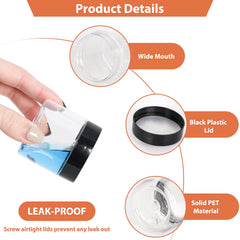 Betrome open jar wide mouth highlighting easy filling and removal