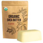 Better Shea Butter front block showing pure organic packaging and convenience