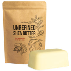 Better Shea Butter front block showing pure raw butter for deep hydration