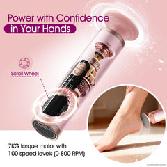 Bicboz ergonomic handle close-up demonstrating comfortable grip for control