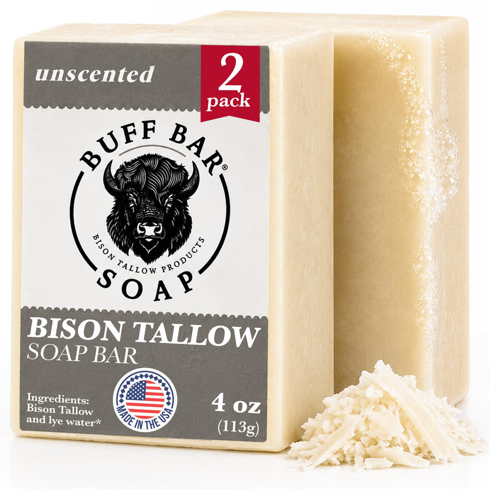 Big Crazy Buffalo front packaging showing Buff Bar benefits