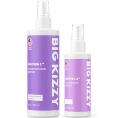 Big Kizzy front packaging bundle shows both removers for fast tape-in release