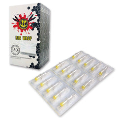 BIGWASP individually sealed cartridge package emphasizing hygiene and storage benefit