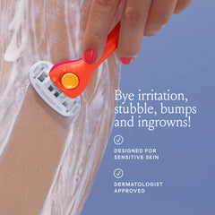 Billie handle grip texture detail highlighting the non-slip matte rubber for secure handling