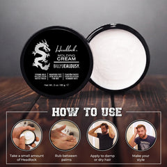 Billy Jealousy hands applying cream demonstrating easy to work through