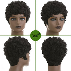 BingSing pixie side profile highlighting haircut silhouette and secure fit