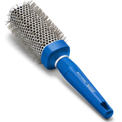 BIO IONIC BlueWave large front view showing barrel and bristles for smooth styling