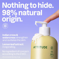 BIO SPECTRA ATTITUDE shea butter and coconut oil ingredients emphasizing nourishing properties