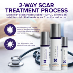 BIOCORNEUM gel texture close-up illustrating smooth silicone finish