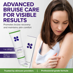 BIOCORNEUM opened tube with cream texture showing fast-absorbing application benefit