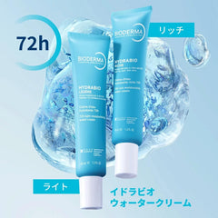 Bioderma texture close-up revealing gel-cream consistency for lightweight moisture