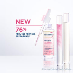 Bioderma product applied on hand illustrating fast soothing and easy spreadability