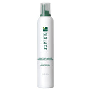 Biolage bodifying mousse front can shows brand and product for easy identification and shelf appeal