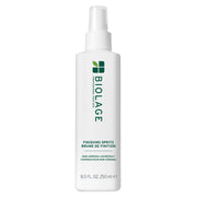 Biolage finishing spritz front packaging shows product and branding benefits