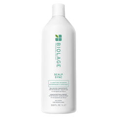 Biolage front packaging shows product and clarifying benefit