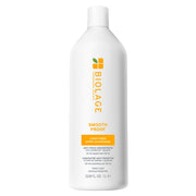 Biolage front packaging showing product and benefits for frizz control